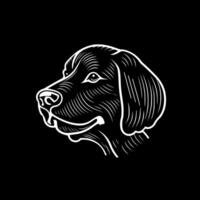 hond - hoog kwaliteit logo - illustratie ideaal voor t-shirt grafisch vector