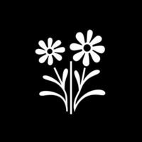 bloemen - minimalistische en vlak logo - illustratie vector