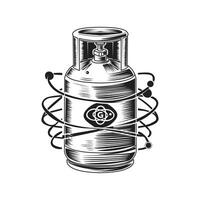 gas- cilinder illustratie concept vector