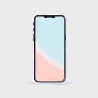 illustratie van een smartphone icoon vlak ontwerp vector