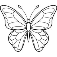 elegant vlinder illustraties - ideaal voor bruiloft uitnodigingen, huis decor, en mode accessoires vector