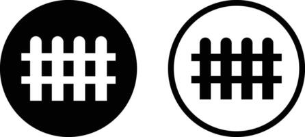 hek icoon reeks in twee stijlen geïsoleerd Aan wit achtergrond . illustratie vector