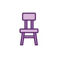 stoel icoon sjabloon illustratie ontwerp vector
