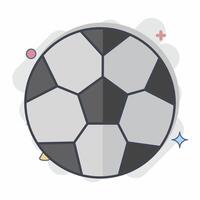 icoon Amerikaans voetbal. verwant naar Amerikaans voetbal symbool. grappig stijl. gemakkelijk ontwerp illustratie vector
