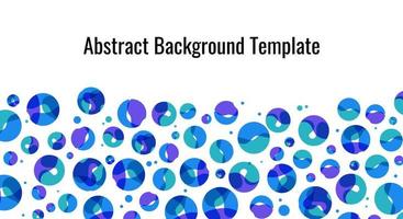 abstracte achtergrond met cirkel elementen vervullen. kleurrijk geometrisch cirkelvormig behang met vloeiende kleuren 3 vector