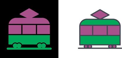 tram icoon ontwerp vector