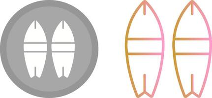 surfboard icoon ontwerp vector