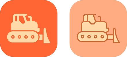 bulldozer icoon ontwerp vector