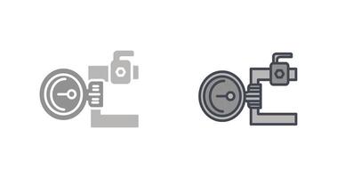 manometer icoon ontwerp vector