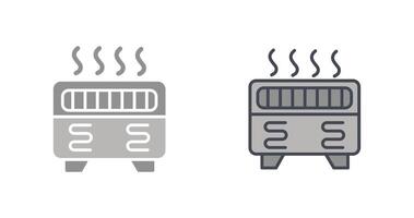 convectie kachel icoon ontwerp vector