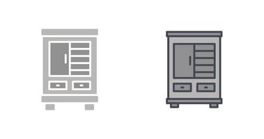 schappen kabinet icoon ontwerp vector