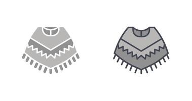 poncho icoon ontwerp vector