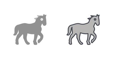 paard pictogram ontwerp vector