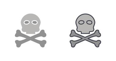piraat schedel ik icoon ontwerp vector