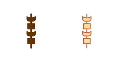 kebab icoon ontwerp vector