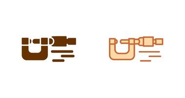 micrometer icoon ontwerp vector