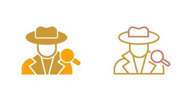 detective icoon ontwerp vector