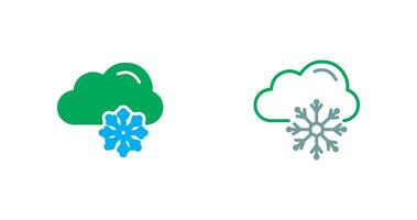 besneeuwd icoon ontwerp vector