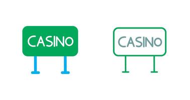 casino teken icoon ontwerp vector