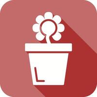 bloem pot icoon ontwerp vector
