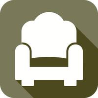 single sofa icoon vector