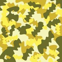 abstract geel camouflagestrepen naadloos patroon militair voor printkleding vector