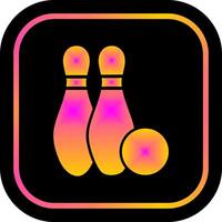 bowling icoon ontwerp vector