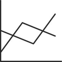 lijn tabel gevild gevulde icoon vector