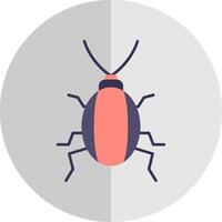 kakkerlak vlak schaal icoon vector