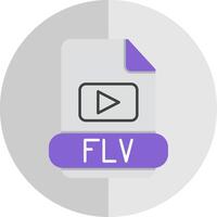 flv vlak schaal icoon vector