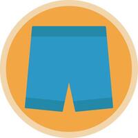 shorts vlak multi cirkel icoon vector
