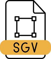 SVG gevild gevulde icoon vector