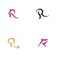 letter r logo sjabloon vector pictogram ontwerp