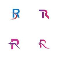 letter r logo sjabloon vector pictogram ontwerp