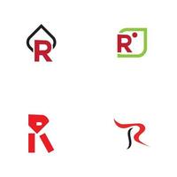 letter r logo sjabloon vector pictogram ontwerp