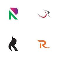 letter r logo sjabloon vector pictogram ontwerp