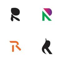 letter r logo sjabloon vector pictogram ontwerp