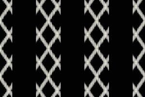 traditioneel etnisch ikat motief kleding stof achtergrond patroon meetkundig .Afrikaanse ikat borduurwerk etnisch oosters patroon zwart achtergrond behang. abstract, illustratie.textuur,frame,decoratie. vector