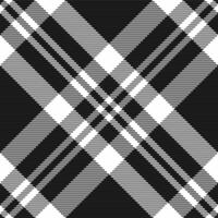 gans voet structuur naadloos plaid, aangepast controleren tartan. schilderij kleding stof patroon textiel achtergrond in grijs en zwart kleuren. vector