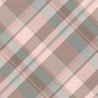 elke dag textiel achtergrond naadloos, delicaat structuur Schotse ruit controleren. horizon patroon plaid kleding stof in pastel en licht kleuren. vector