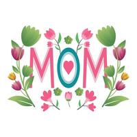 gelukkig moeder dag typografie kunst, moeder dag groet, en moeder dag t-shirt ontwerp. vector