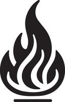 brand vlam icoon kunst illustratie 11 vector