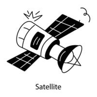 trendy satellietconcepten vector