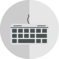 toetsenbord vlak schaal icoon vector