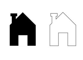 huis vector pictogramserie. huis icoon.