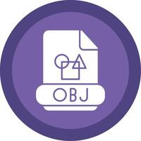 obj glyph multi cirkel icoon vector