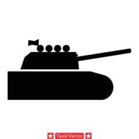 tank aanval dwingen veelzijdig reeks voor leger themed projecten vector