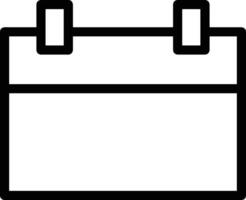 kalender icoon voor schema herinnering symbool beeld Aan de wit achtergrond vector