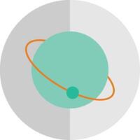 planeet vlak schaal icoon vector