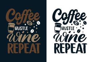 koffie t-shirt ontwerp citaten vector